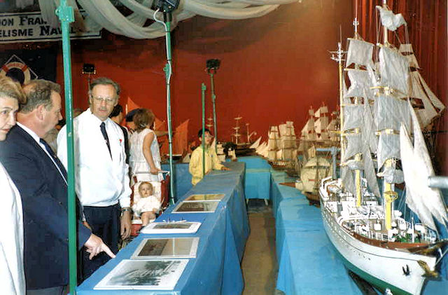 Les Voiles de la Liberté Sur les quais de Rouen juin 1989, l'inauguration de l'expo