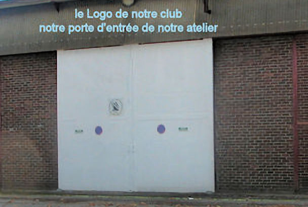 gros plan sur notre porte d'accès de notre club